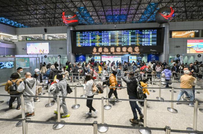 臺灣桃園機場。圖片來源：臺灣中時新聞網(wǎng) 陳麒全 攝.jpg