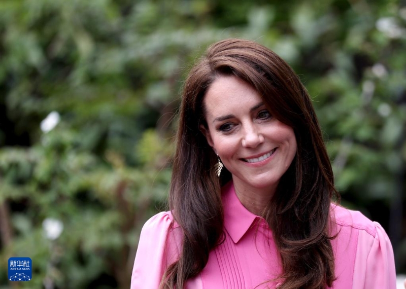 2023年5月22日，凱特王妃在英國倫敦參加切爾西花展媒體日（資料照片）。新華社記者 李穎 攝