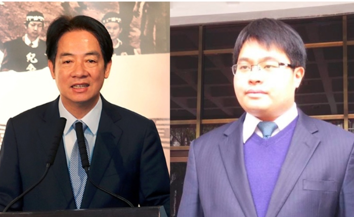 康信鴻是賴清德(左)所推薦，出事后則由綠營律師黃帝穎(右)出面擔(dān)保，引發(fā)爭議