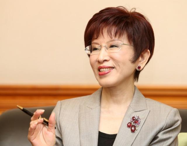 國(guó)民黨前主席洪秀柱。（圖源：臺(tái)灣《聯(lián)合報(bào)》）