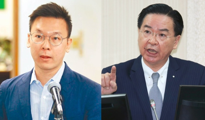 國(guó)安會(huì)正副秘書長(zhǎng)由吳釗燮（右）、林飛帆（左）出任