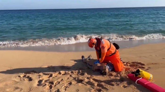 臺(tái)灣澎湖縣沖浪景點(diǎn)“山水沙灘”　發(fā)生男子溺斃