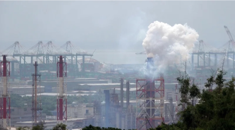 臺灣高雄市大林蒲石化廠。（圖源：臺灣《聯(lián)合報》）