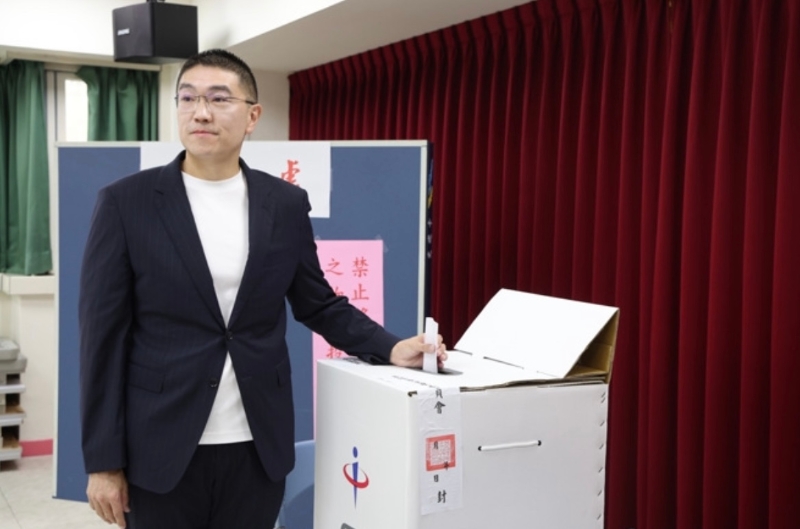 臺(tái)灣基隆市長(zhǎng)謝國(guó)梁。（圖源：臺(tái)灣“中時(shí)新聞網(wǎng)”）