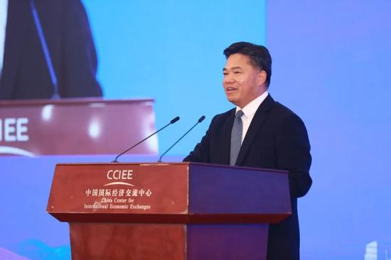 商務(wù)部副部長盛秋平。中國國際經(jīng)濟(jì)交流中心 供圖