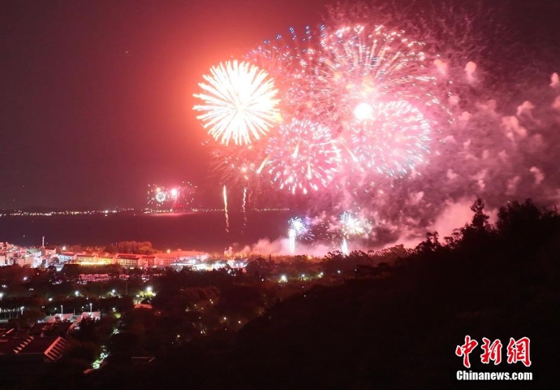 2025年海峽兩岸春節(jié)焰火晚會在廈門與金門兩地同時舉辦