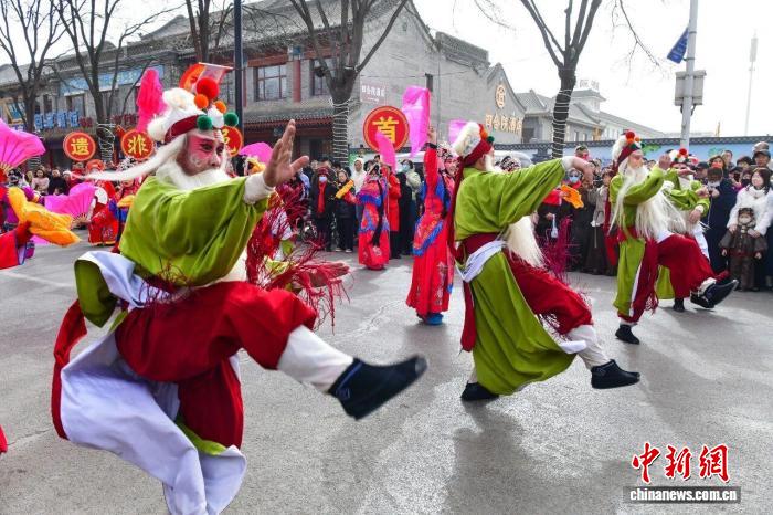 山西朔州年味濃非遺鬧春引客來